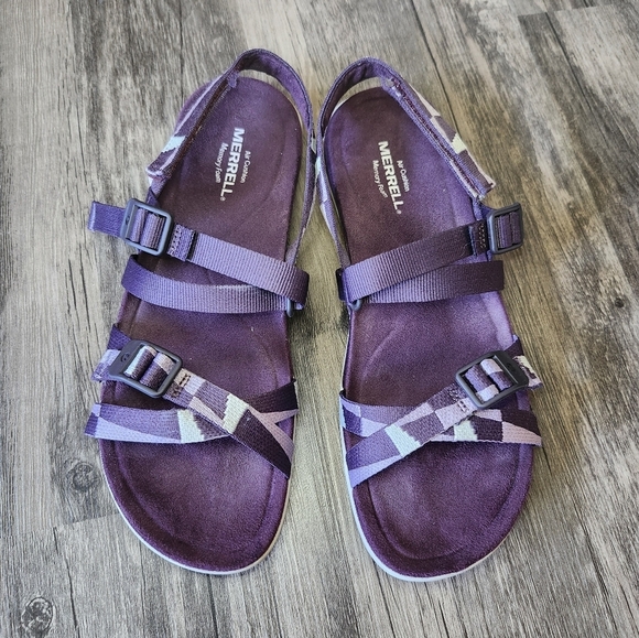 Merrell District 3 Backstrap Web Strappy Sandals - Picture 2 of 6